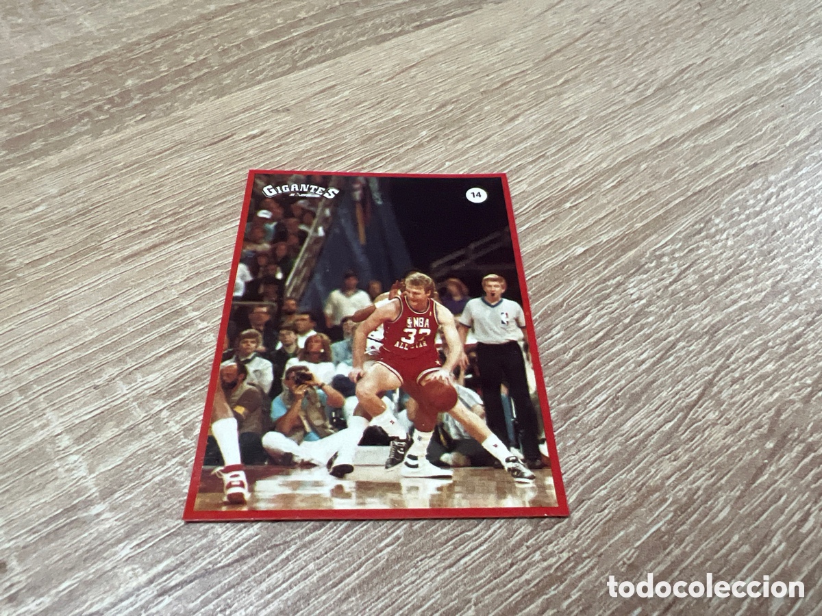 Coleccionismo deportivo: 1987 LARRY BIRD N&ordm; 14 GIGANTES NBA SIN PEGAR