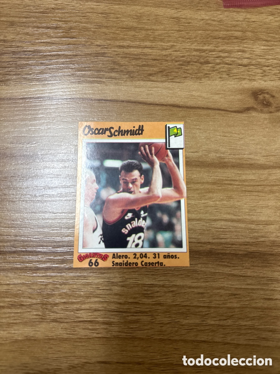Coleccionismo deportivo: 1989 OSCAR SCHMIDTT N&ordm; 66 GIGANTES BASKET SIN PEGAR