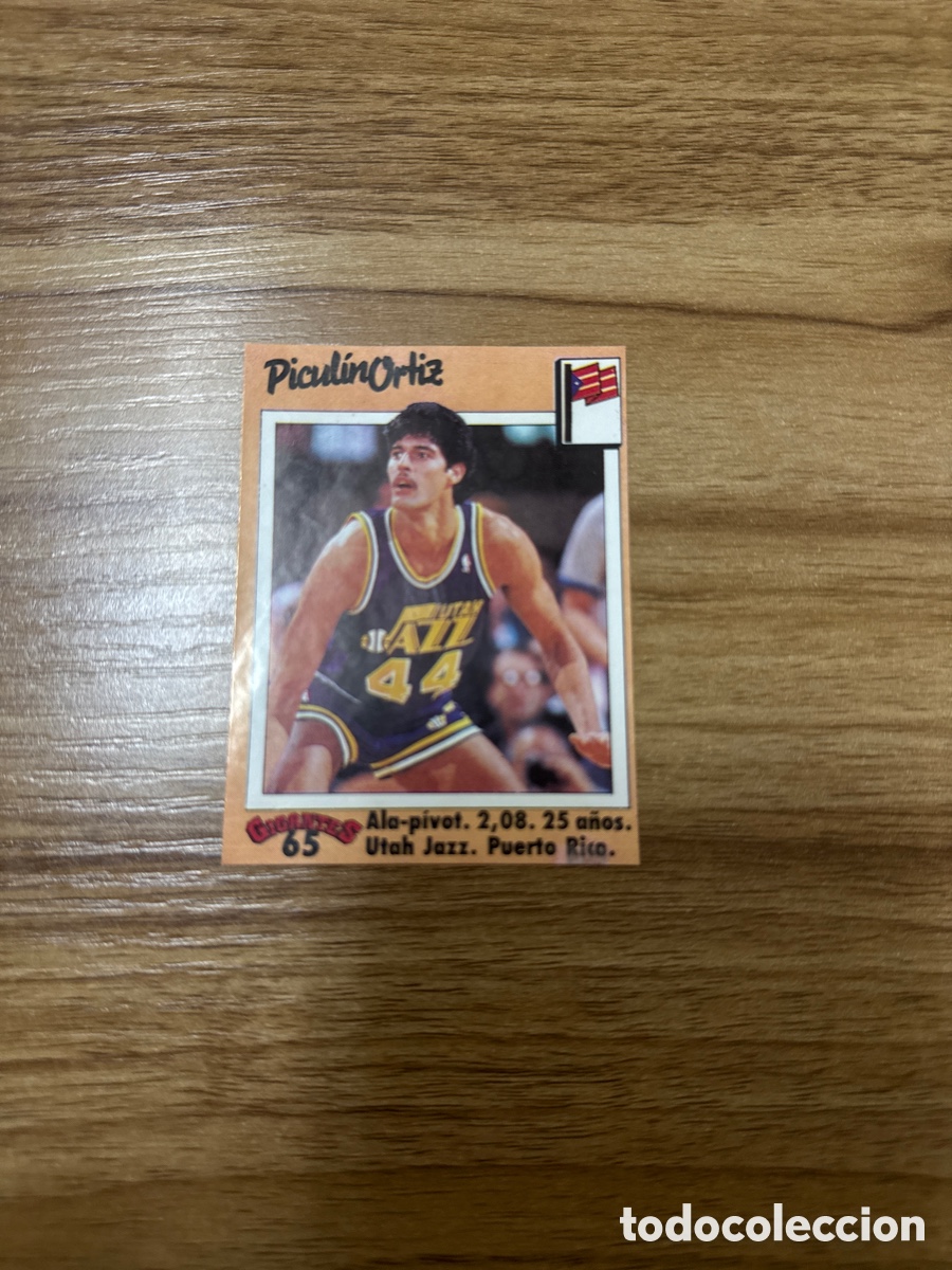 Coleccionismo deportivo: 1989 PICULIN ORTIZ N&ordm; 65 GIGANTES BASKET SIN PEGAR