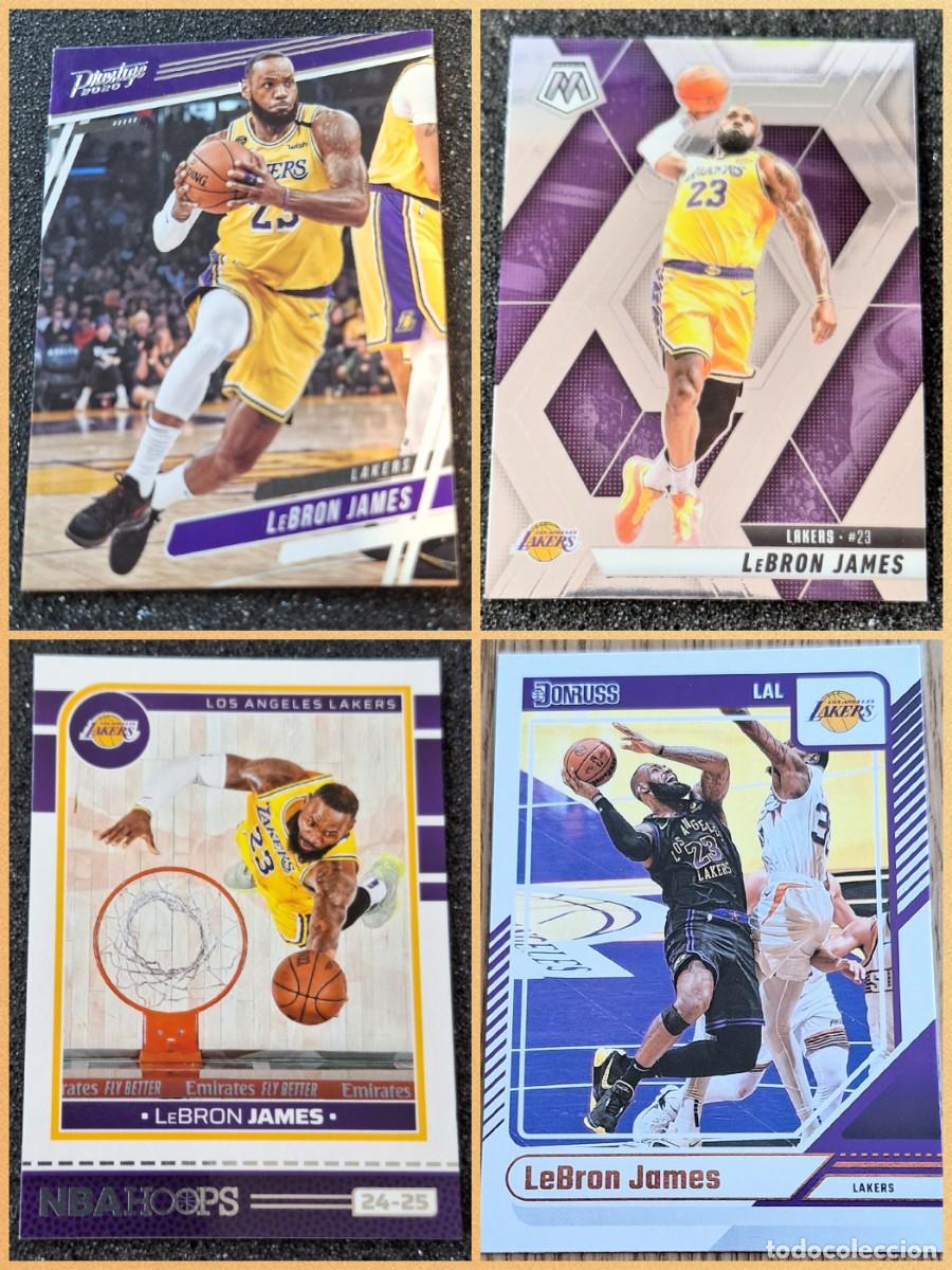 Coleccionismo deportivo: Lebron James Los Angeles Lakers Panini Donruss Hoops Mosaic Prestige Lot 4