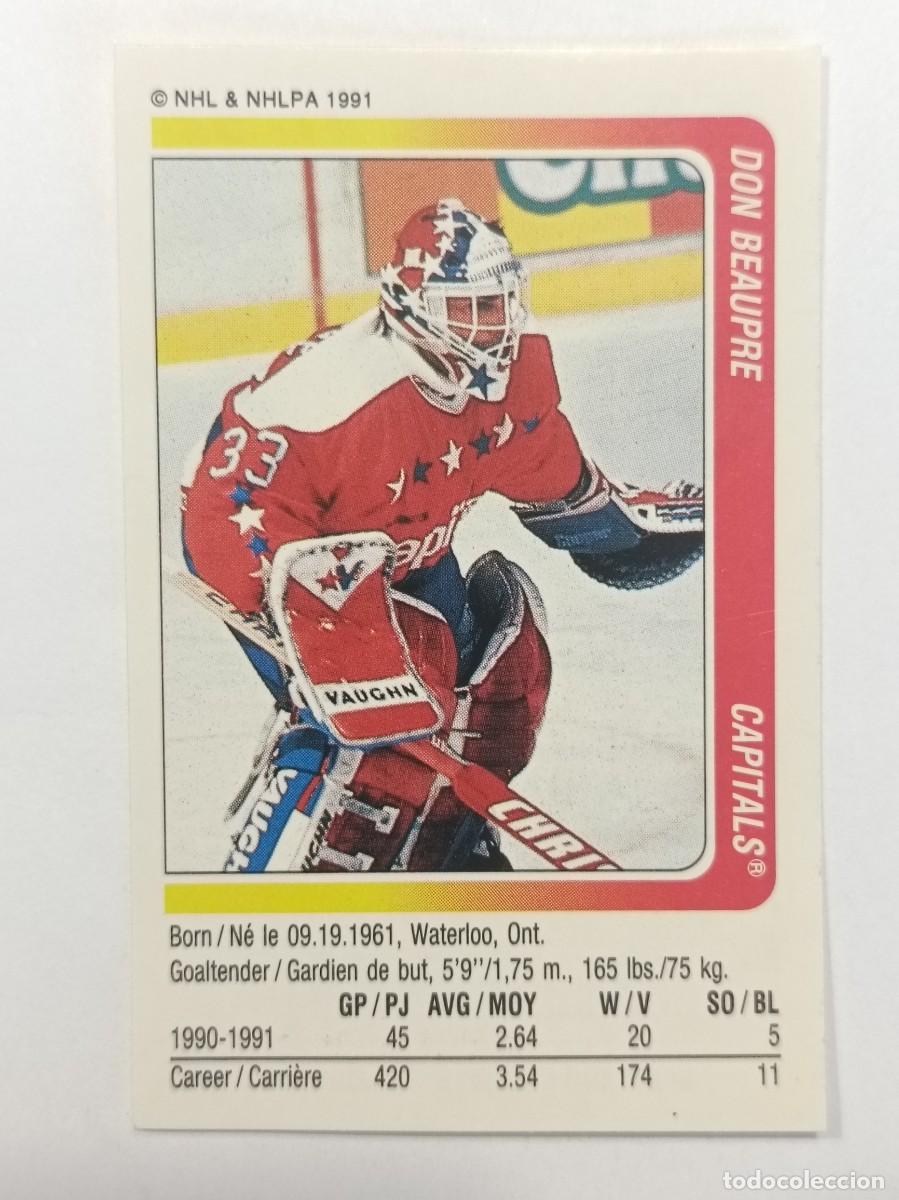 Sammelleidenschaft Sport: #201 DON BEAUPE (WASHINGTON CAPITALS) HOCKEY HIELO NHL 91/92 PANINI