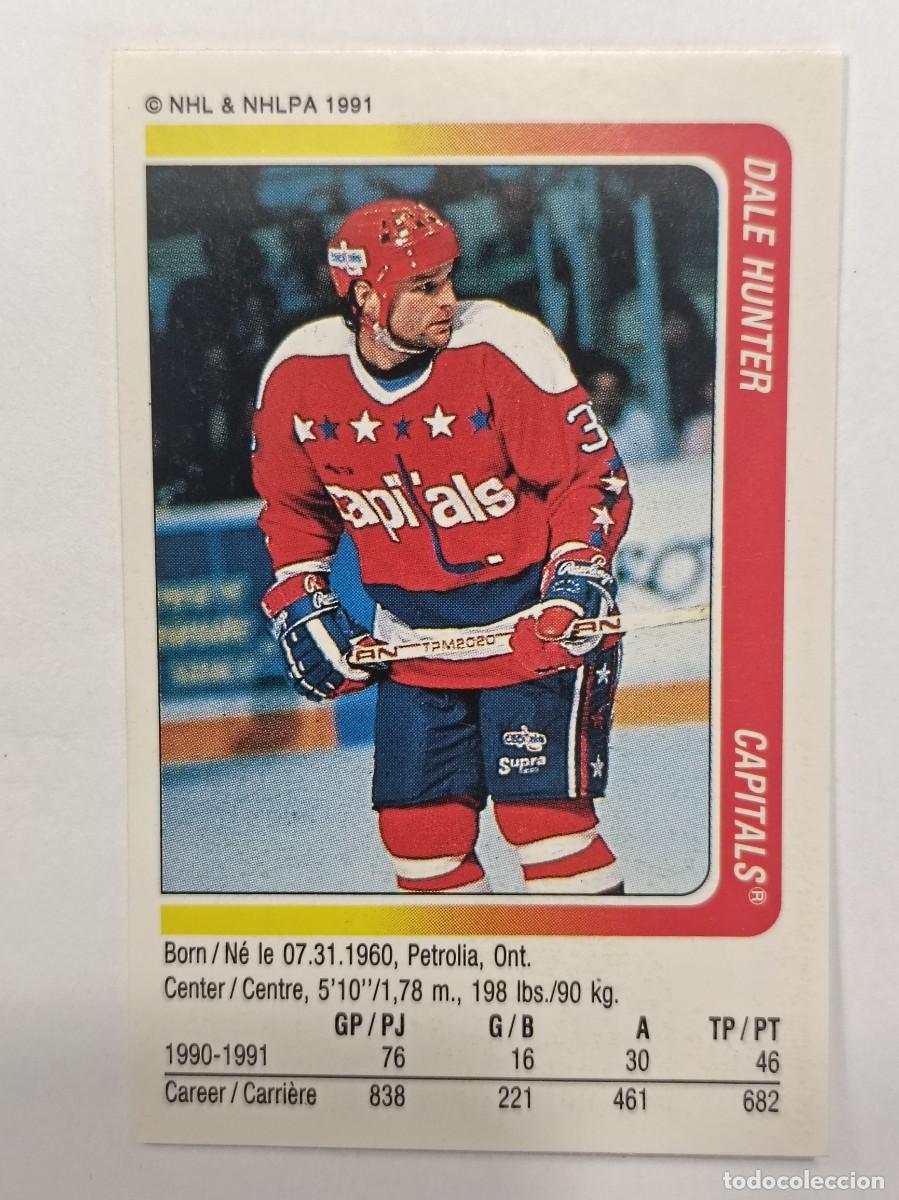 Coleccionismo deportivo: #203 DALE HUNTER (WASHINGTON CAPITALS) HOCKEY HIELO NHL 91/92 PANINI