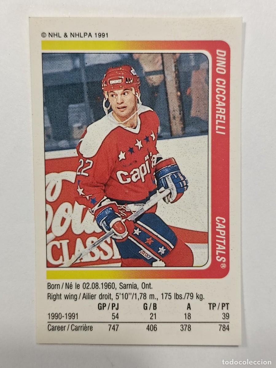 Sammelleidenschaft Sport: #207 DINO CICCARELLI (WASHINGTON CAPITALS) HOCKEY HIELO NHL 91/92 PANINI