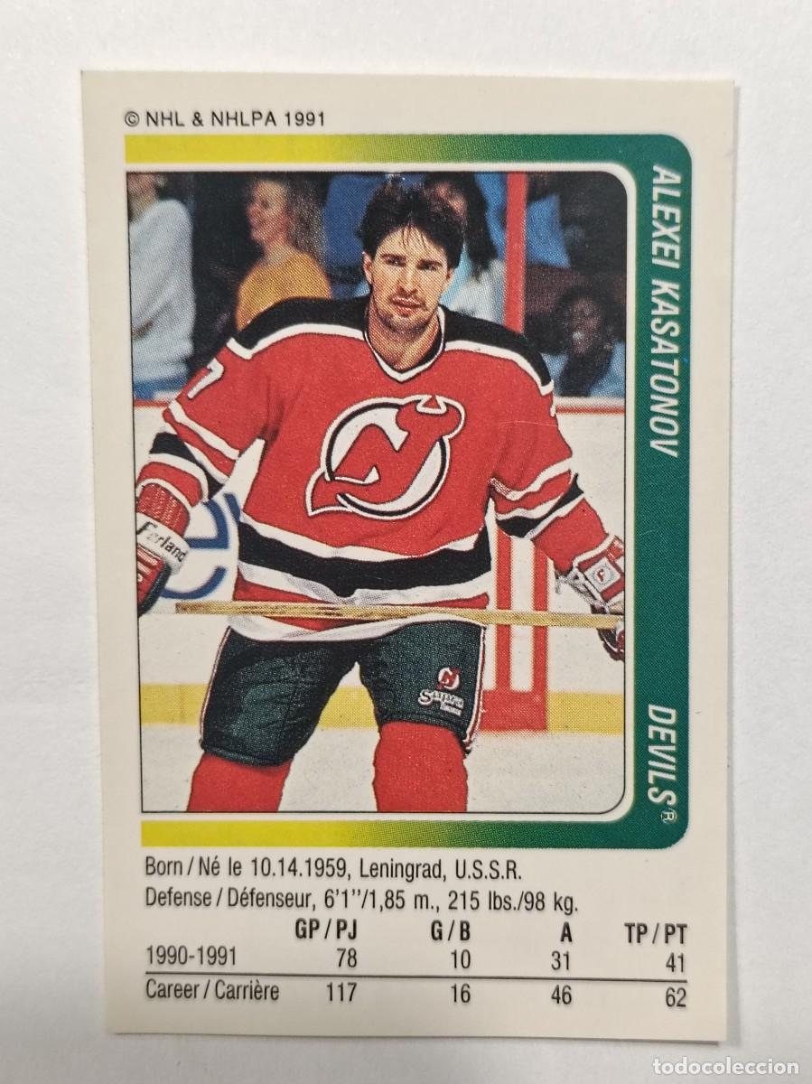 Sammelleidenschaft Sport: #216 ALEXEI KASATONOV (NEW JERSEY DEVILS) HOCKEY HIELO NHL 91/92 PANINI