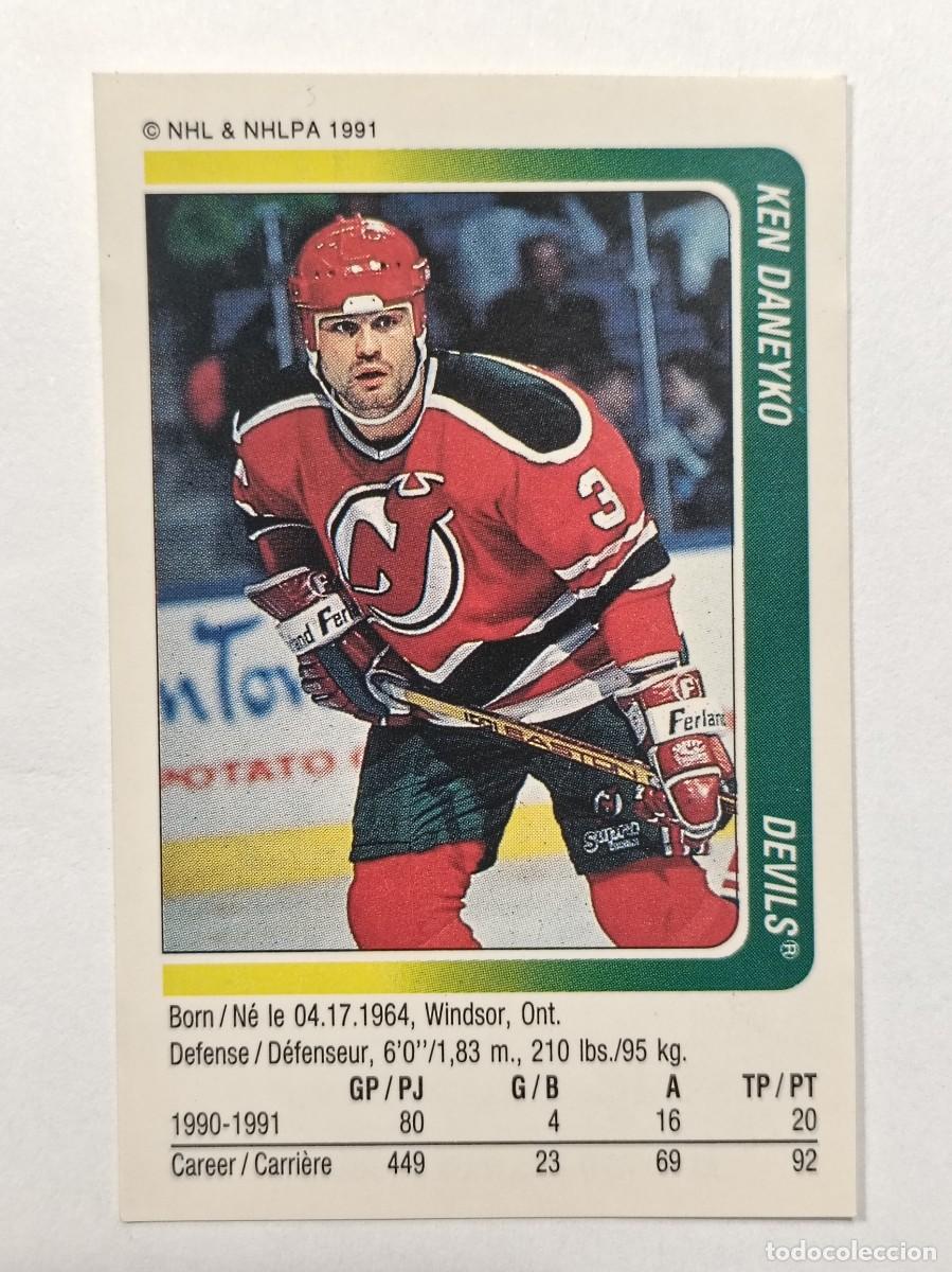 Sammelleidenschaft Sport: #218 KEN DANEYKO (NEW JERSEY DEVILS) HOCKEY HIELO NHL 91/92 PANINI