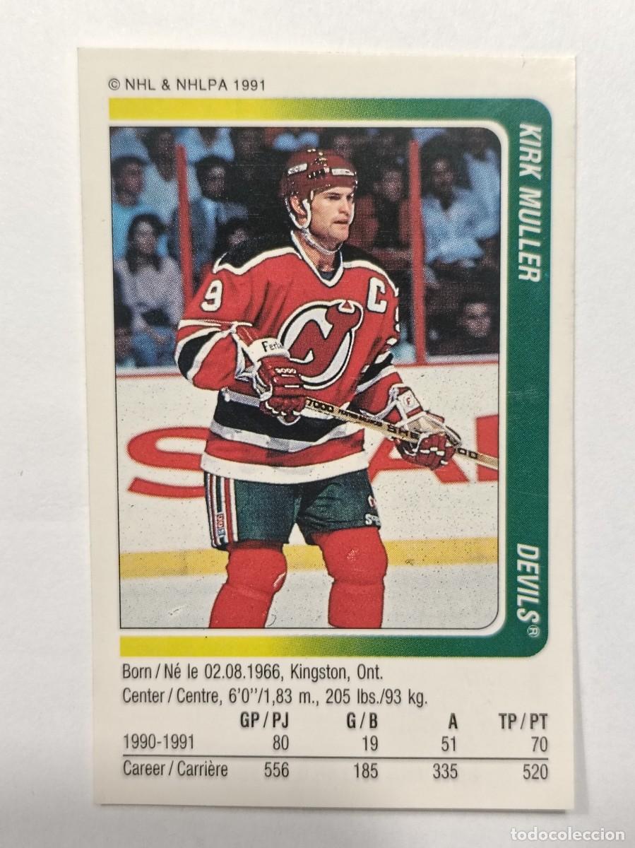 Sammelleidenschaft Sport: #219 KIRK MULLER (NEW JERSEY DEVILS) HOCKEY HIELO NHL 91/92 PANINI