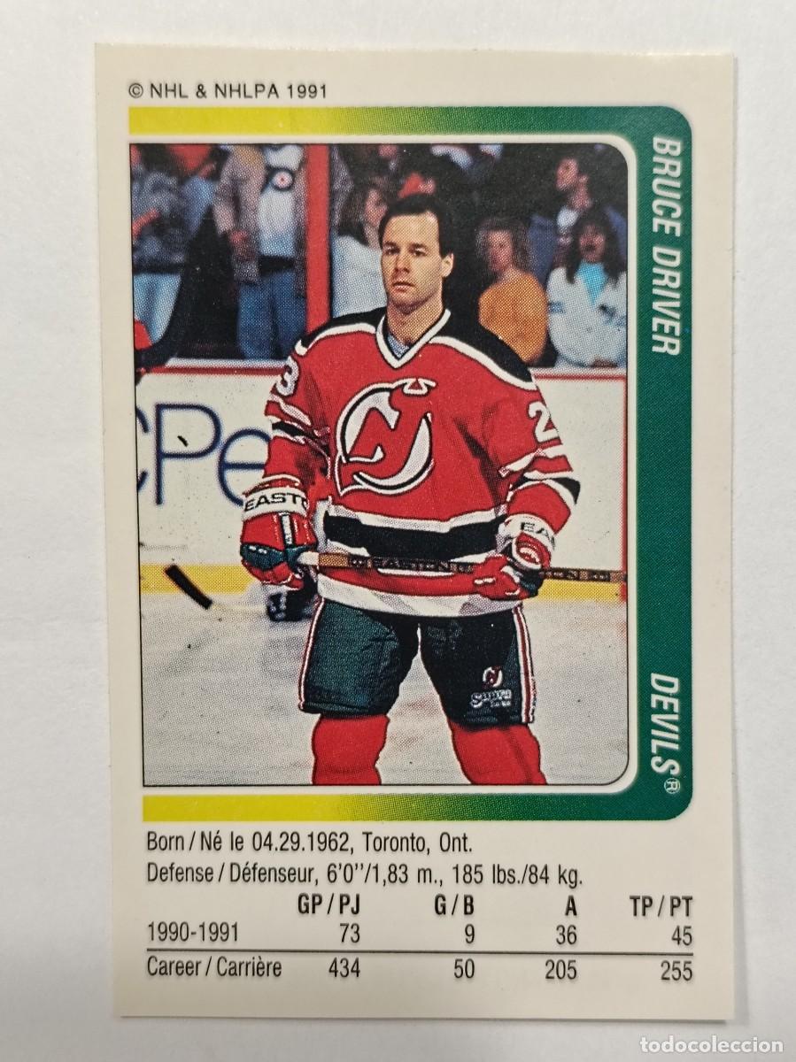 Coleccionismo deportivo: #225 BRUCE DRIVER (NEW JERSEY DEVILS) HOCKEY HIELO NHL 91/92 PANINI