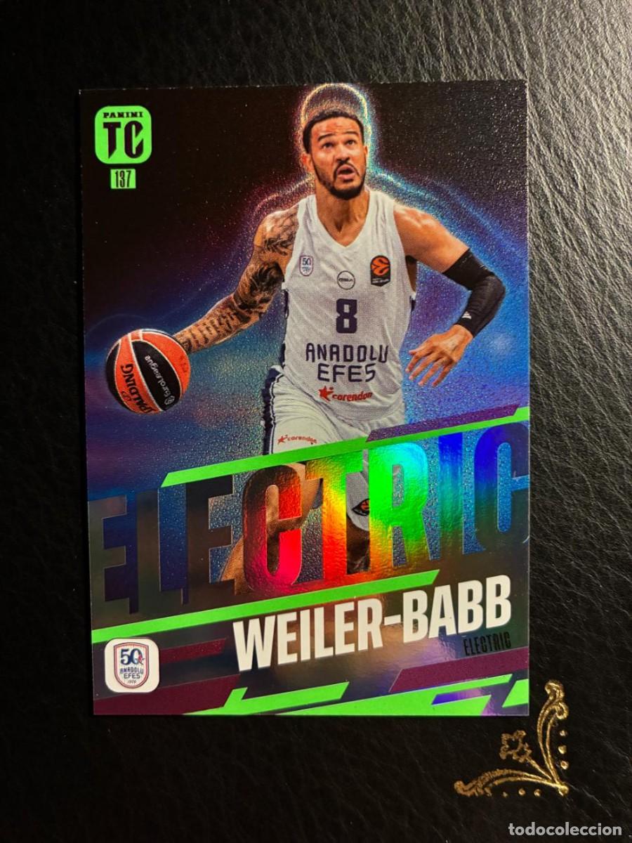 Coleccionismo deportivo: 137 WEILER BABB ELECTRIC UNICO DISPONIBLE TOP CLASS EUROLEAGUE 2025 2026 25 26 PANINI