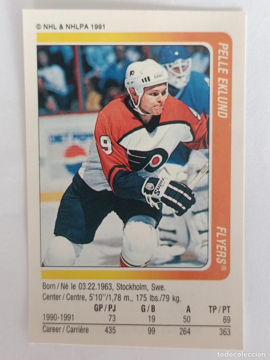 Coleccionismo deportivo: #228 PELLE EKLUND (PHILADELPHIA FLYERS) HOCKEY HIELO NHL 91/92 PANINI