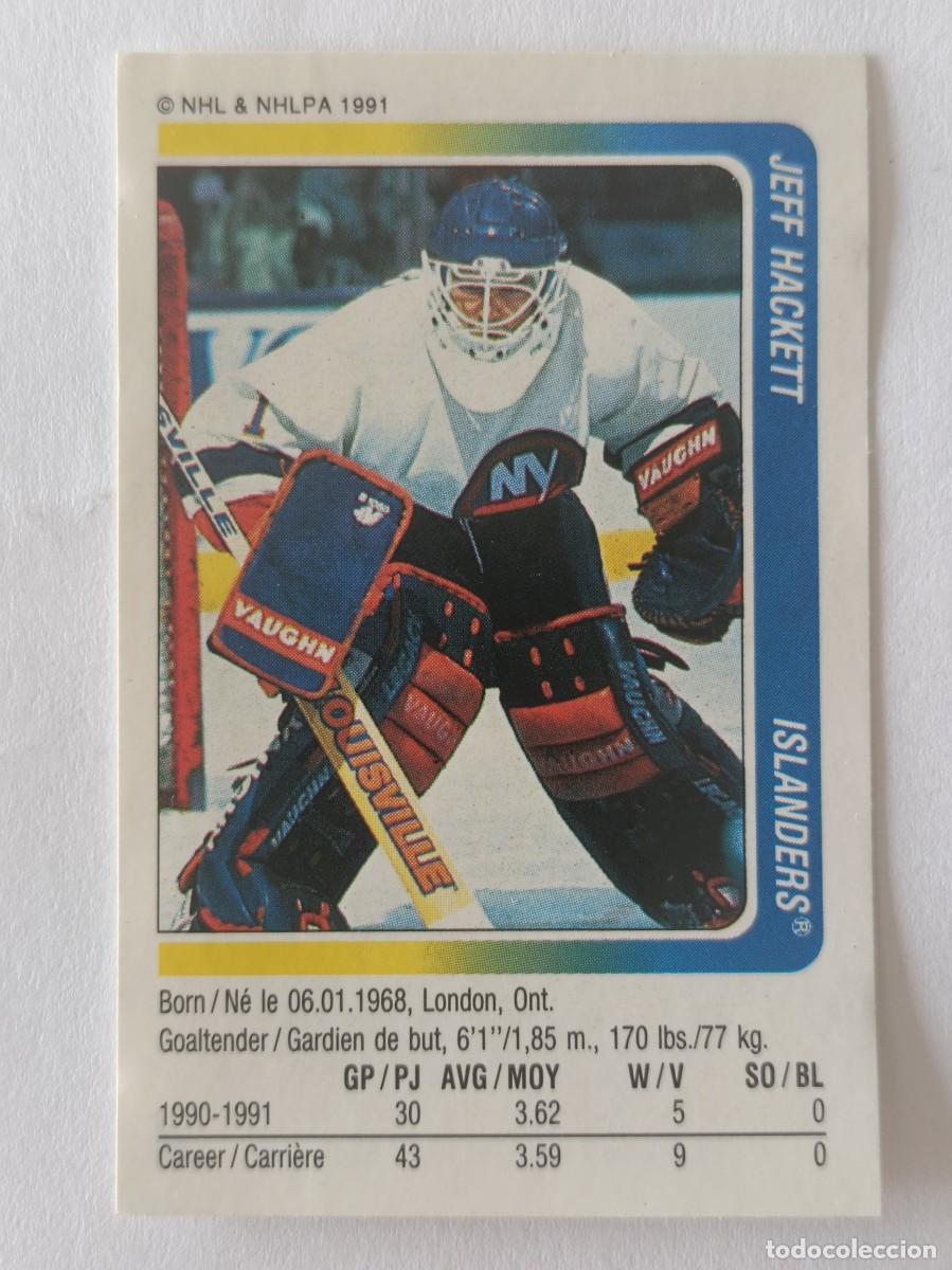 Coleccionismo deportivo: #240 JEFF HACKETT (NEW YORK ISLANDERS) HOCKEY HIELO NHL 91/92 PANINI