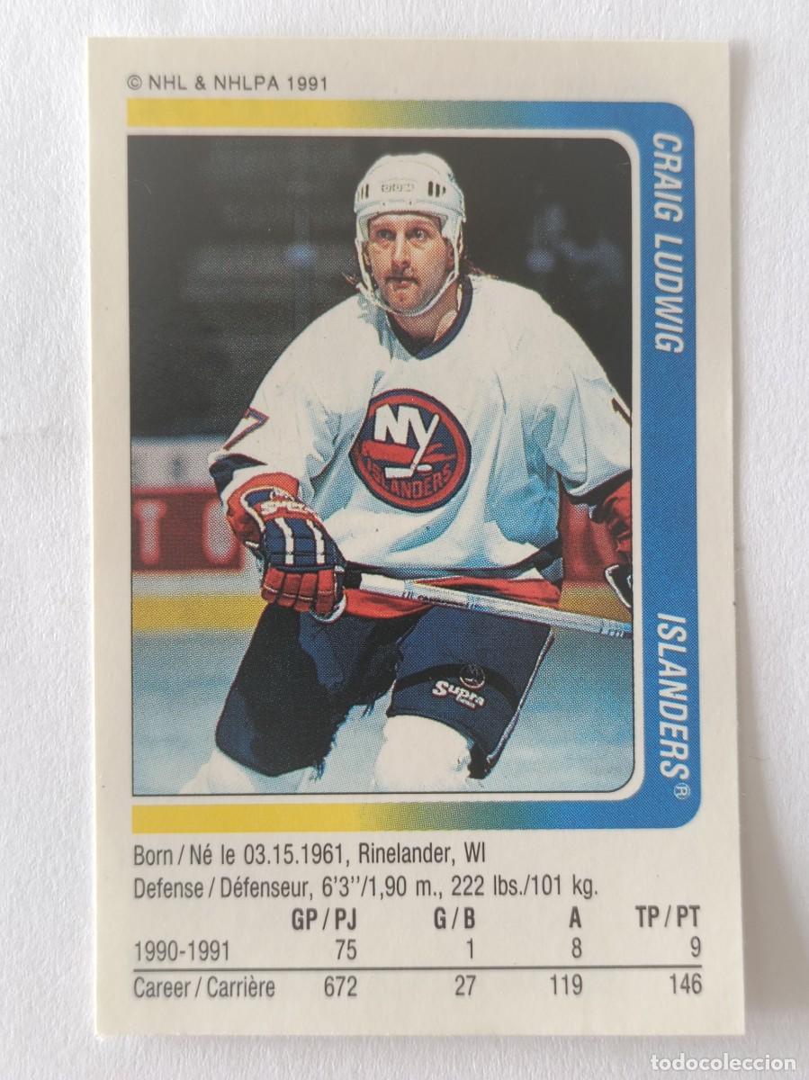 Coleccionismo deportivo: #242 CRAIG LUDWIG (NEW YORK ISLANDERS) HOCKEY HIELO NHL 91/92 PANINI