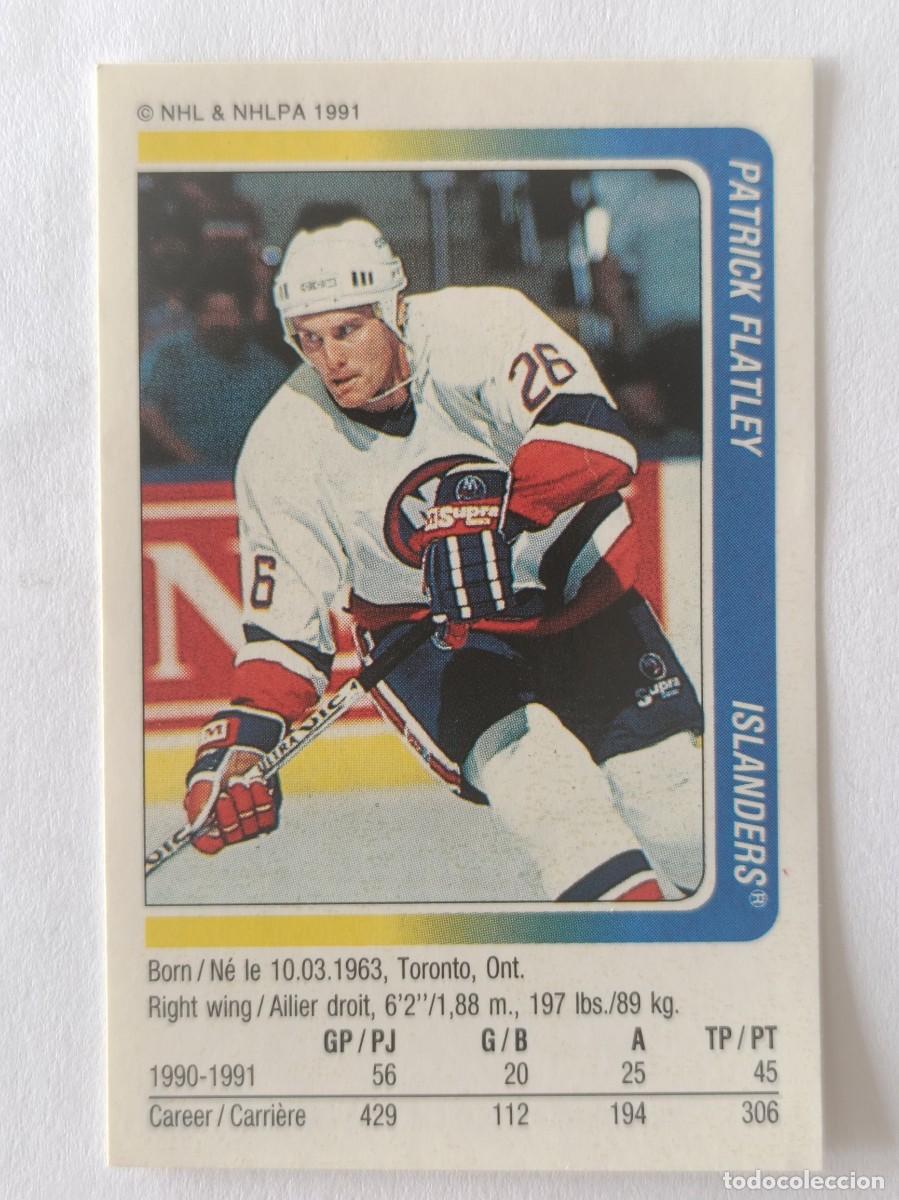 Coleccionismo deportivo: #245 PATRICK FLATLEY (NEW YORK ISLANDERS) HOCKEY HIELO NHL 91/92 PANINI