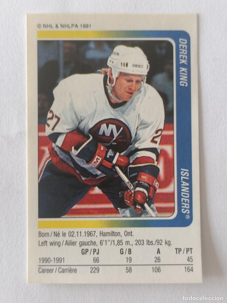 Coleccionismo deportivo: #247 DEREK KING (NEW YORK ISLANDERS) HOCKEY HIELO NHL 91/92 PANINI