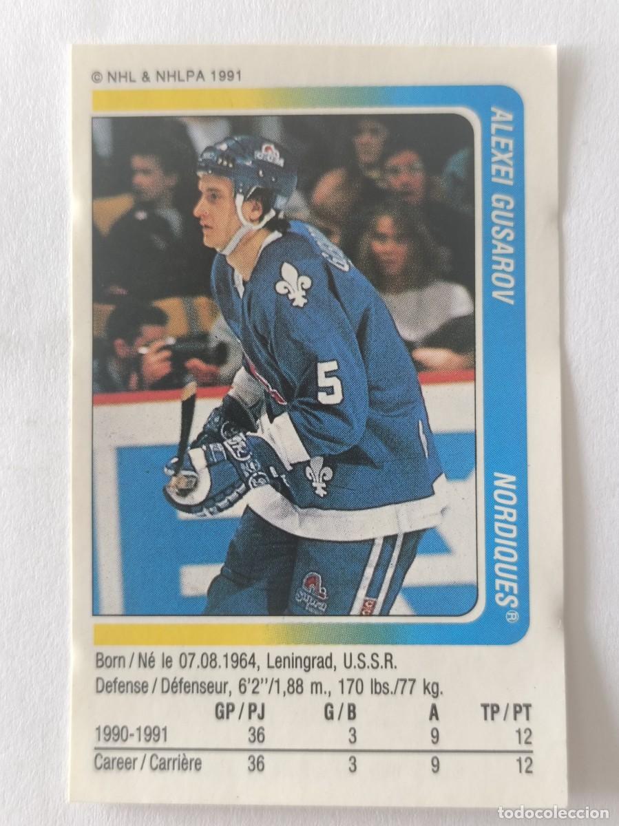 Collectionnisme sportif: #260 ALEXEI GUSAROV (QUEBEC NORDIQUES) HOCKEY HIELO NHL 91/92 PANINI