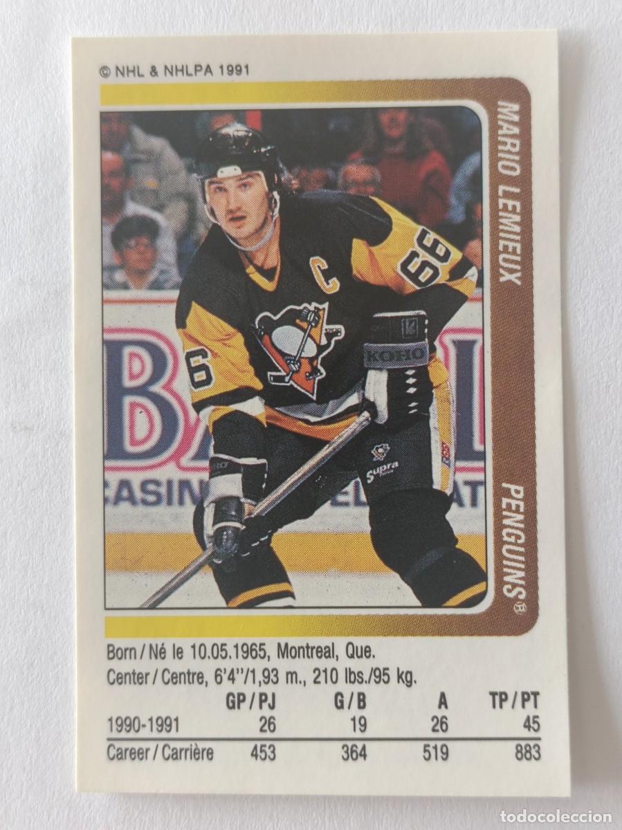 Coleccionismo deportivo: #268 MARIO LEMIEUX (PITTSBURGH PENGUINS) HOCKEY HIELO NHL 91/92 PANINI