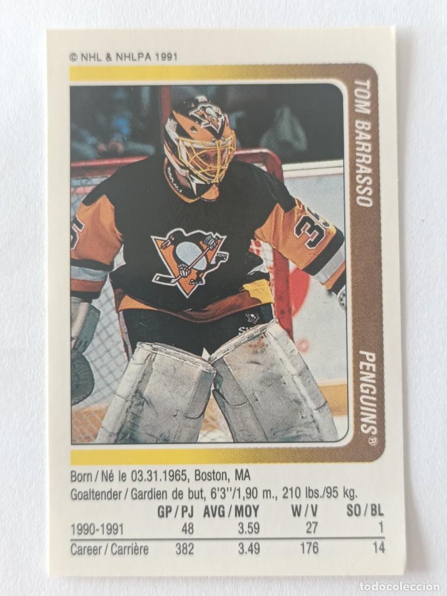 Coleccionismo deportivo: #271 TOM BARRASSO (PITTSBURGH PENGUINS) HOCKEY HIELO NHL 91/92 PANINI