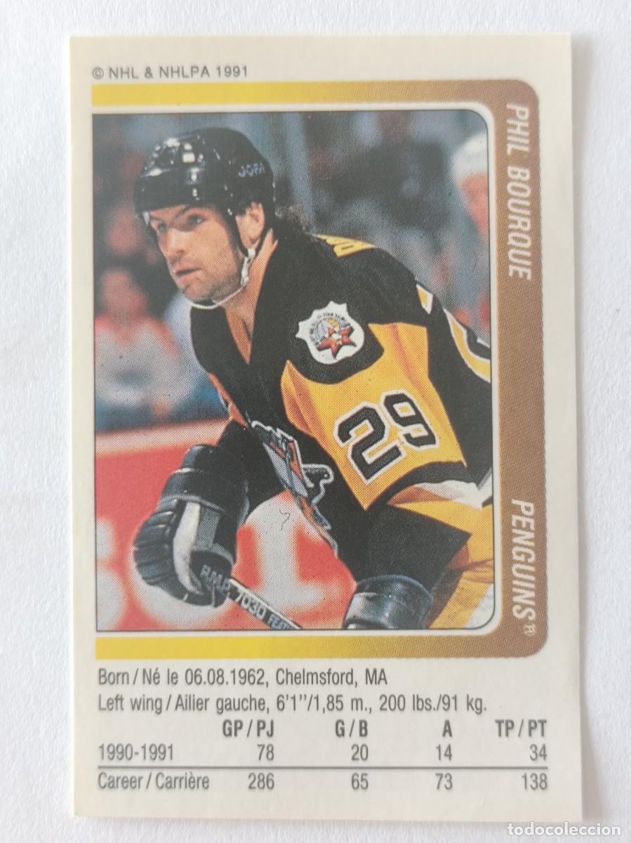 Coleccionismo deportivo: #272 PHIL BOURQUE (PITTSBURGH PENGUINS) HOCKEY HIELO NHL 91/92 PANINI