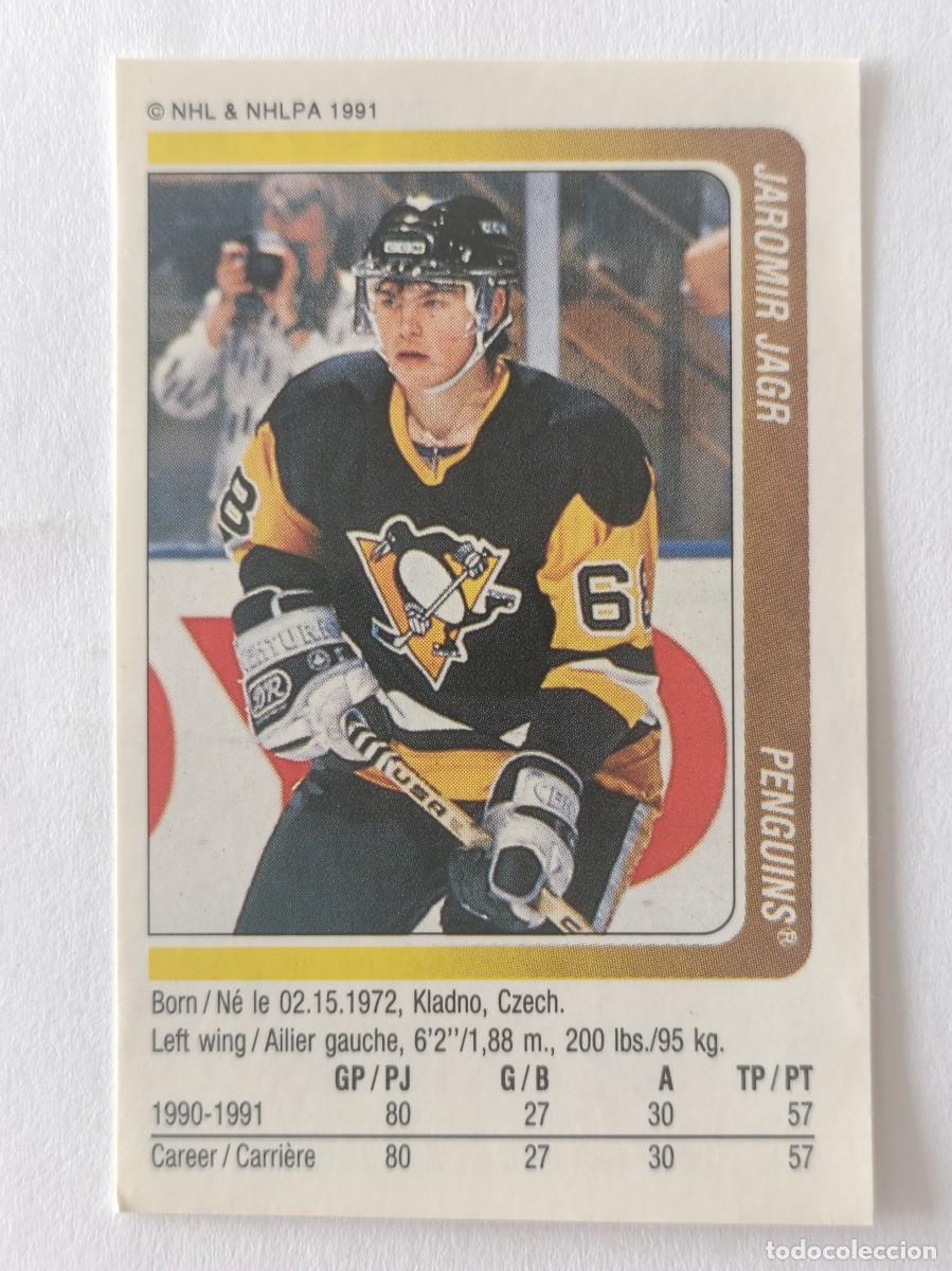 Coleccionismo deportivo: #275 JAROMIR JAGR (PITTSBURGH PENGUINS) HOCKEY HIELO NHL 91/92 PANINI