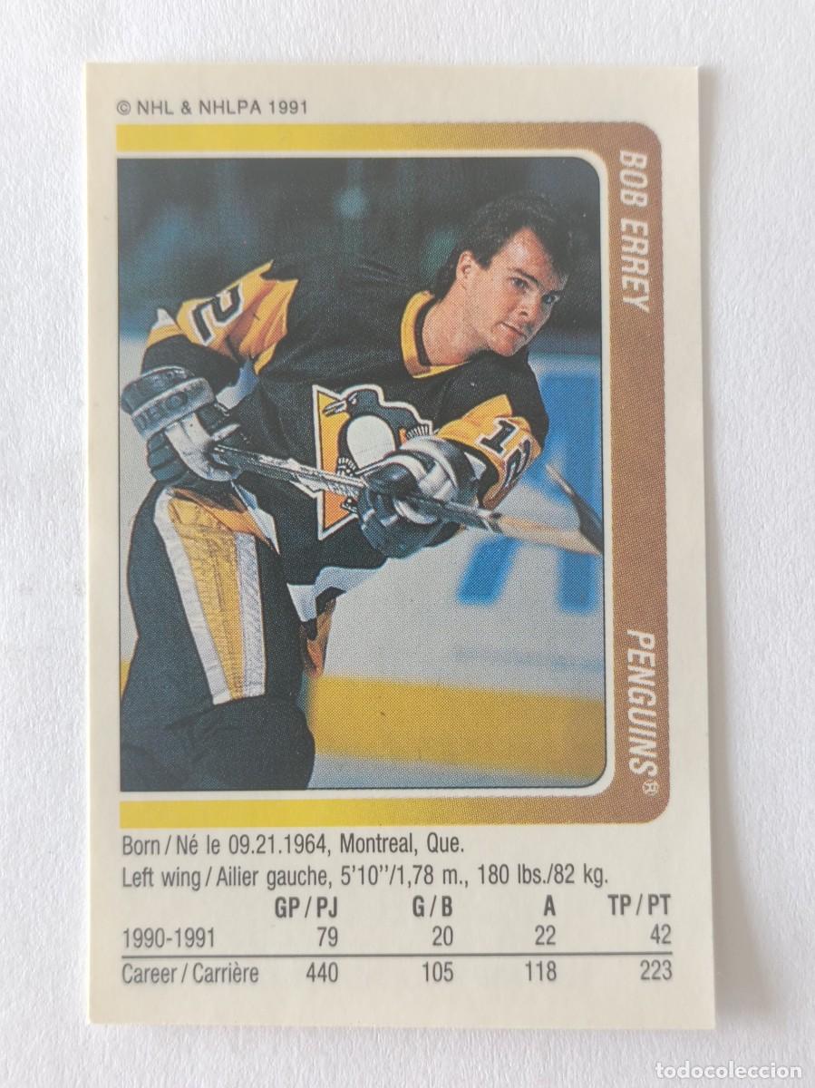 Coleccionismo deportivo: #279 BOB ERREY (PITTSBURGH PENGUINS) HOCKEY HIELO NHL 91/92 PANINI