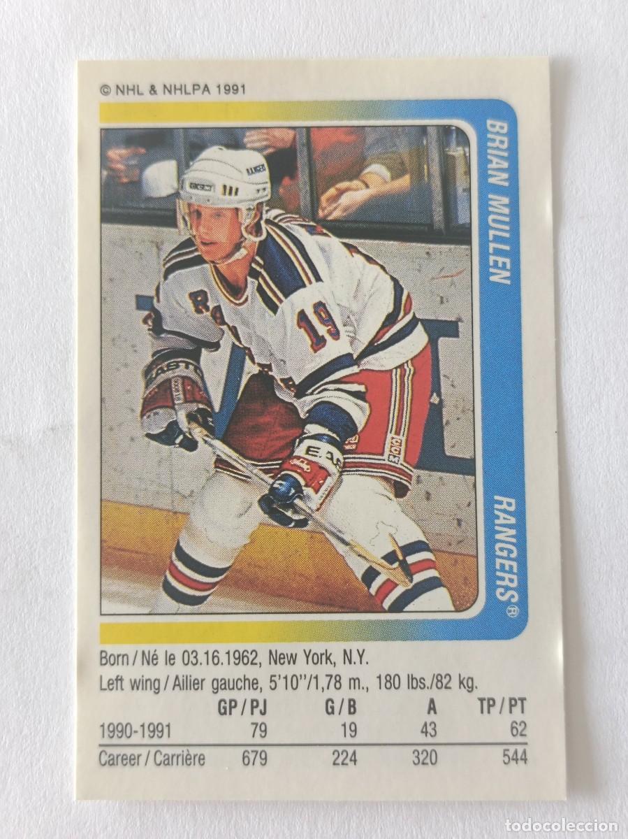Colecionismo desportivo: #289 BRIAN MULLEN (NEW YORK RANGERS) HOCKEY HIELO NHL 91/92 PANINI