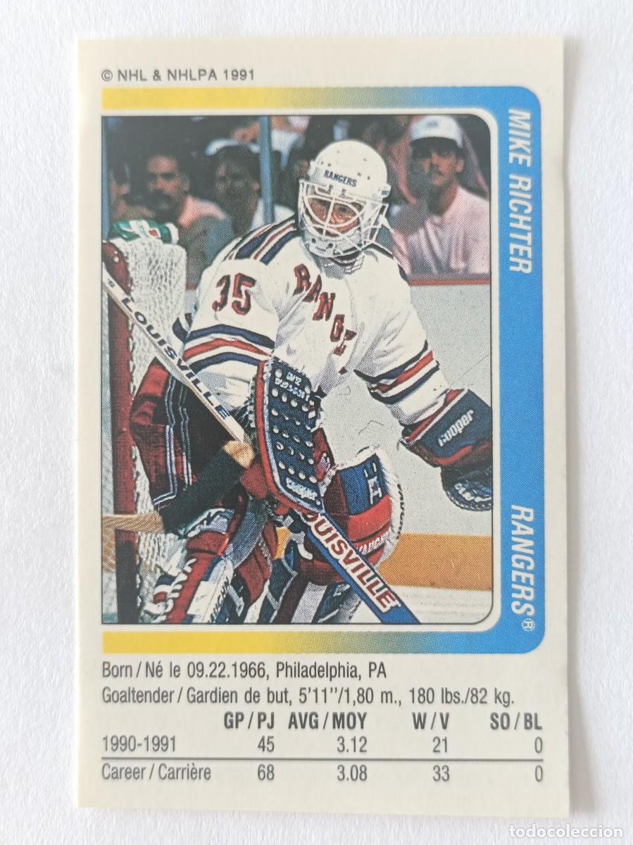 Colecionismo desportivo: #290 MIKE RICHTER (NEW YORK RANGERS) HOCKEY HIELO NHL 91/92 PANINI