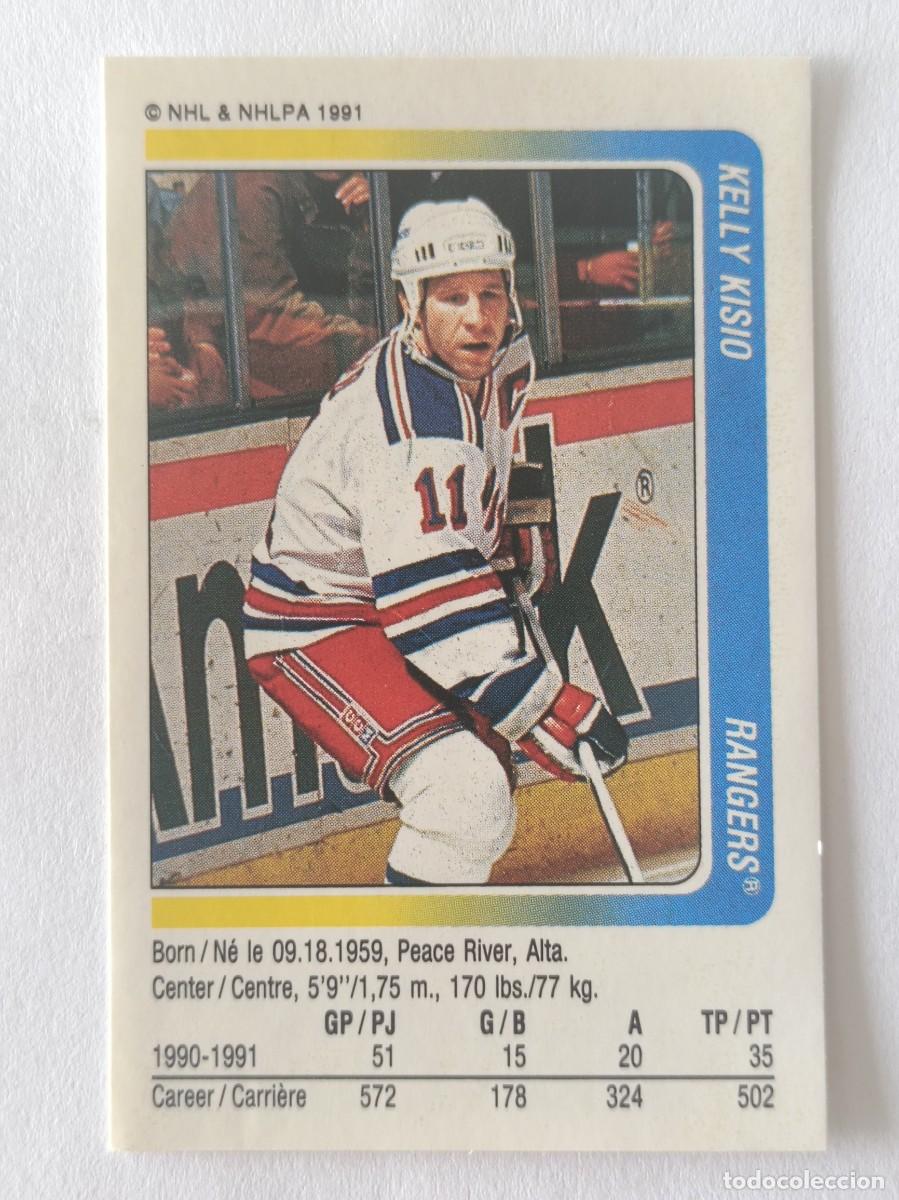 Coleccionismo deportivo: #291 KELLY KISIO (NEW YORK RANGERS) HOCKEY HIELO NHL 91/92 PANINI