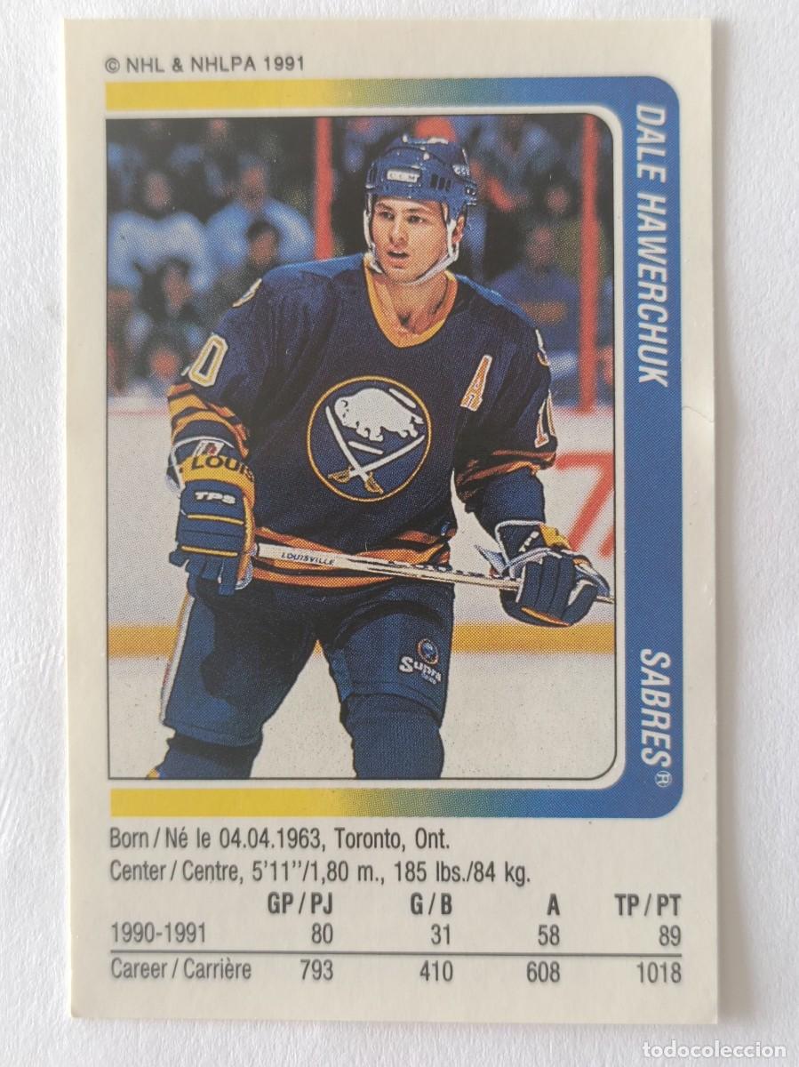 Coleccionismo deportivo: #296 DALE HAWERCHUK (BUFFALO SABRES) HOCKEY HIELO NHL 91/92 PANINI
