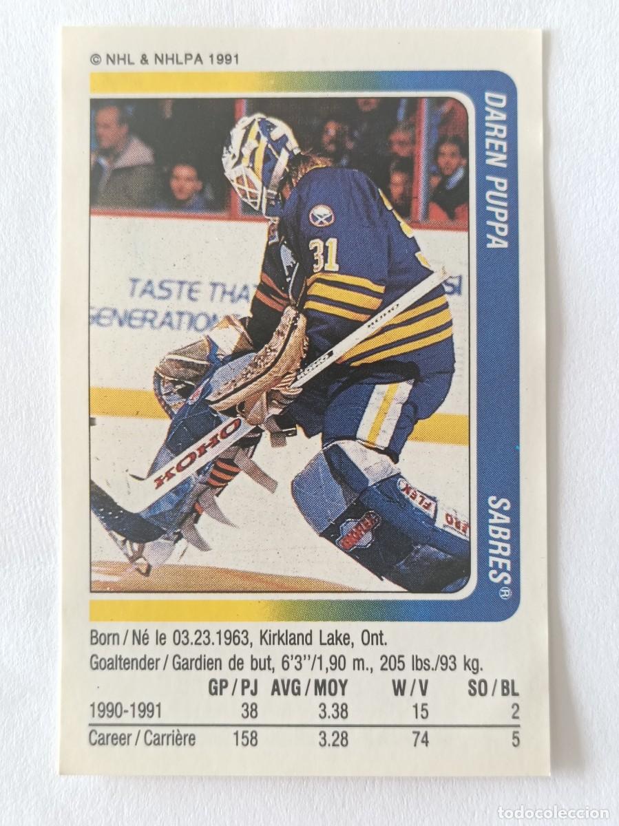 Coleccionismo deportivo: #298 DAREN PUPPA (BUFFALO SABRES) HOCKEY HIELO NHL 91/92 PANINI