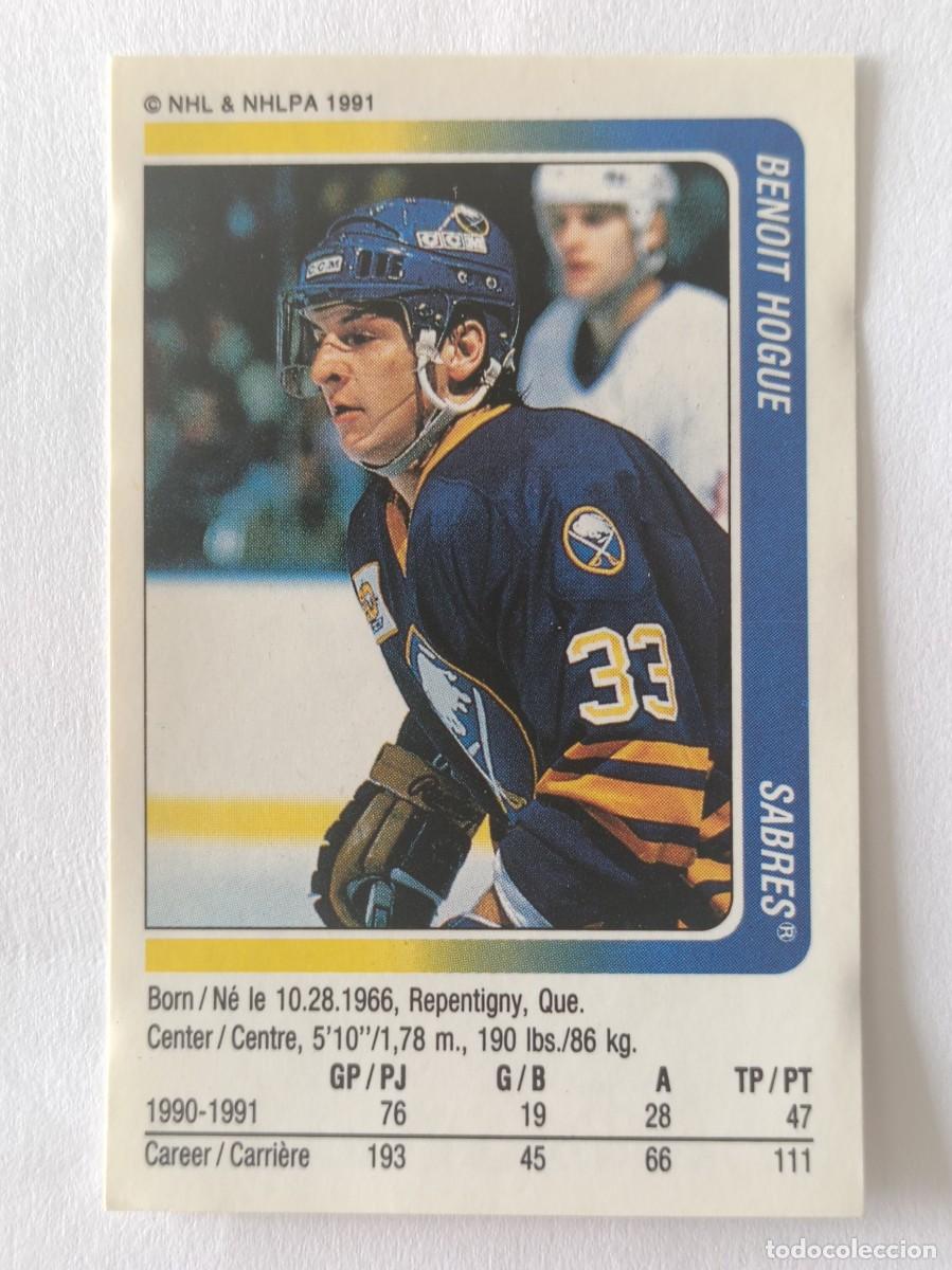 Coleccionismo deportivo: #300 BENOIT HOGUE (BUFFALO SABRES) HOCKEY HIELO NHL 91/92 PANINI