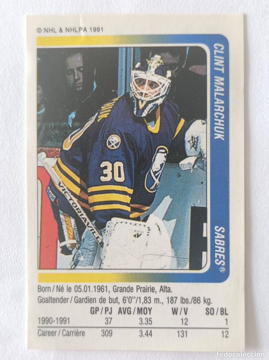 Coleccionismo deportivo: #301 CLINT MALARCHUK (BUFFALO SABRES) HOCKEY HIELO NHL 91/92 PANINI