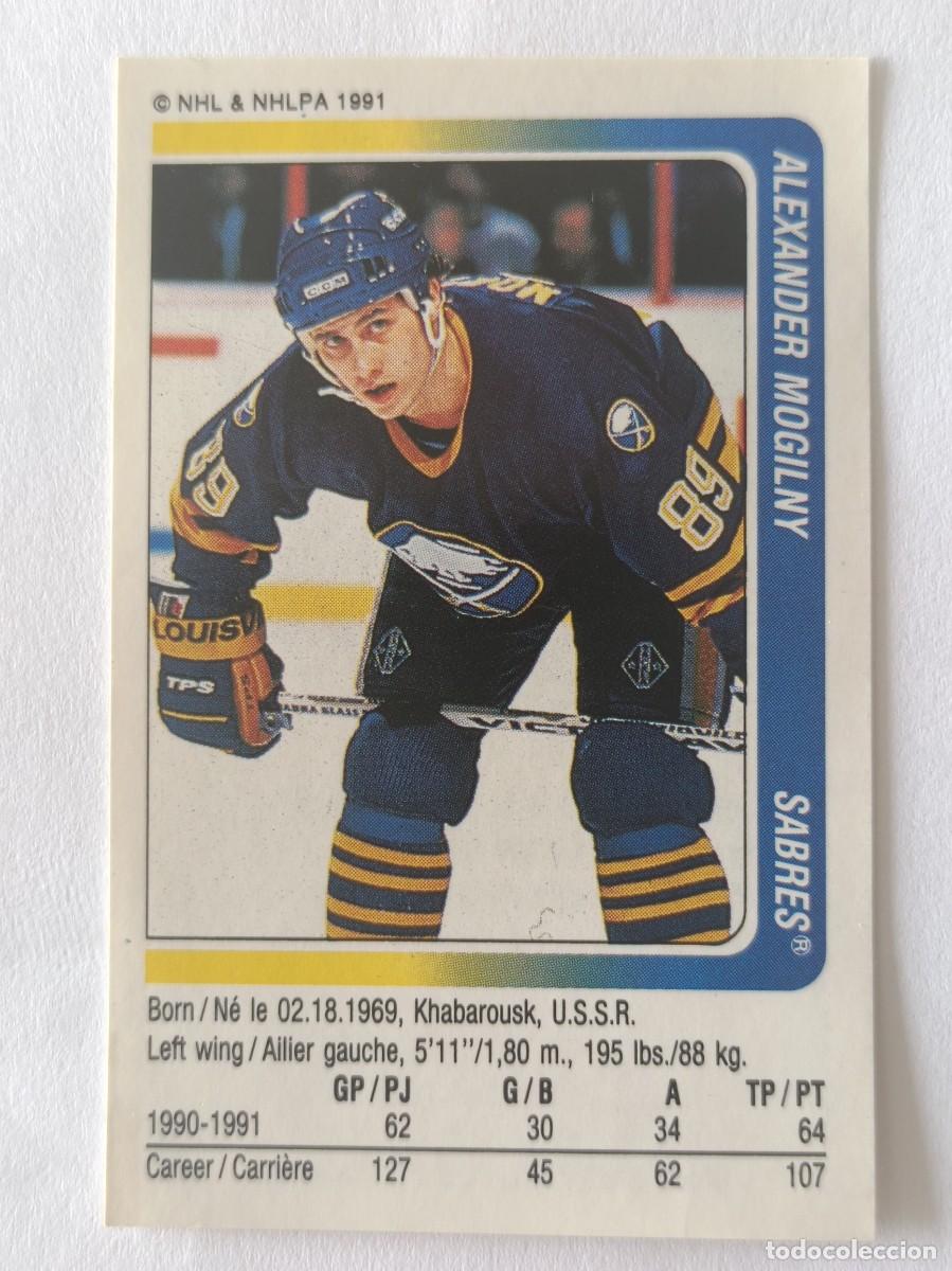 Coleccionismo deportivo: #304 ALEXANDER MOGILNY (BUFFALO SABRES) HOCKEY HIELO NHL 91/92 PANINI