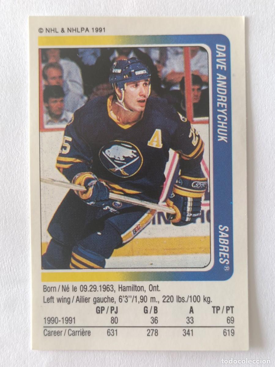 Coleccionismo deportivo: #309 DAVE ANDREYCHUK (BUFFALO SABRES) HOCKEY HIELO NHL 91/92 PANINI