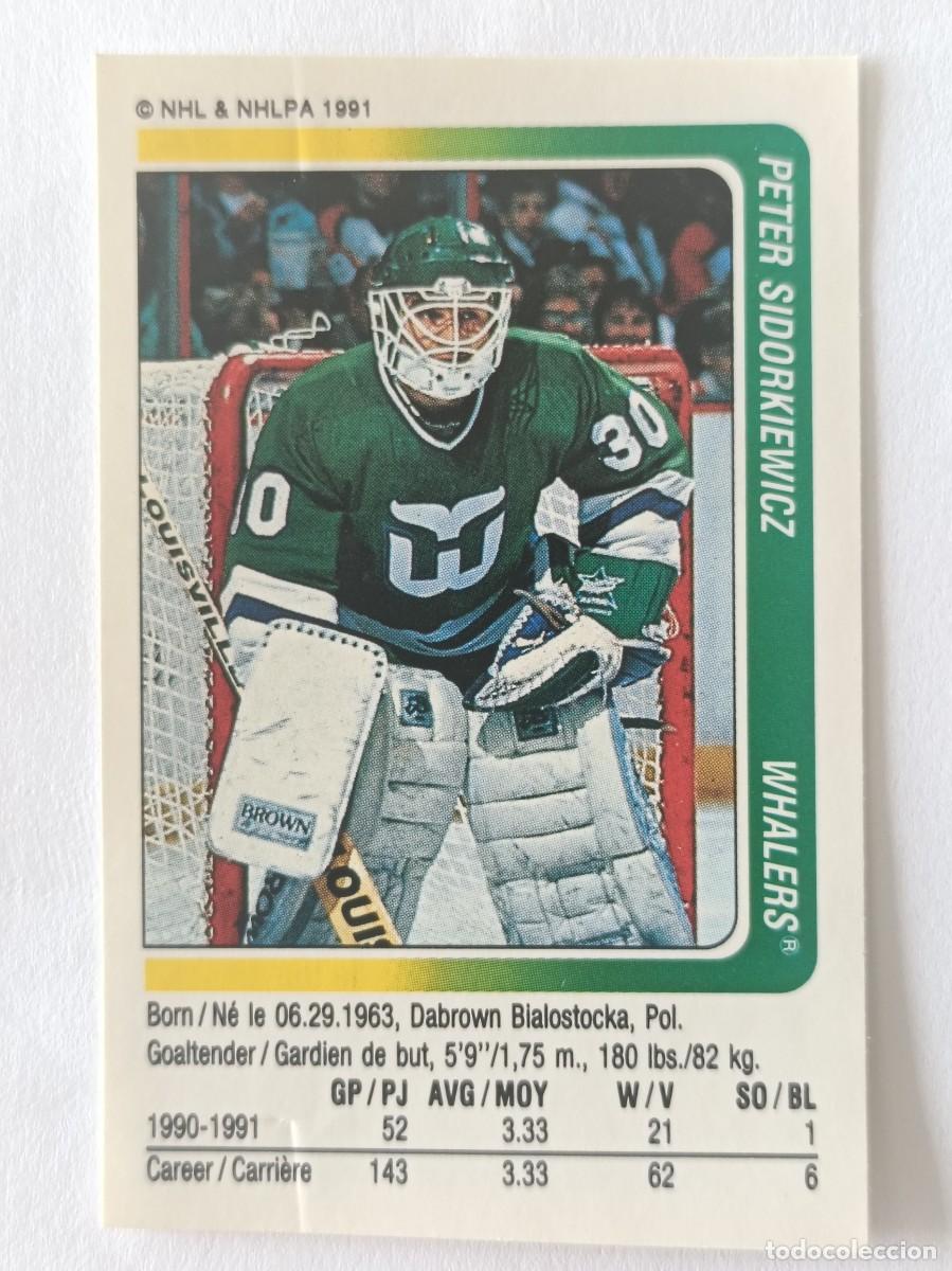 Coleccionismo deportivo: #310 PETER SIDORKIEWICZ (HARTFORD WHALERS) HOCKEY HIELO NHL 91/92 PANINI