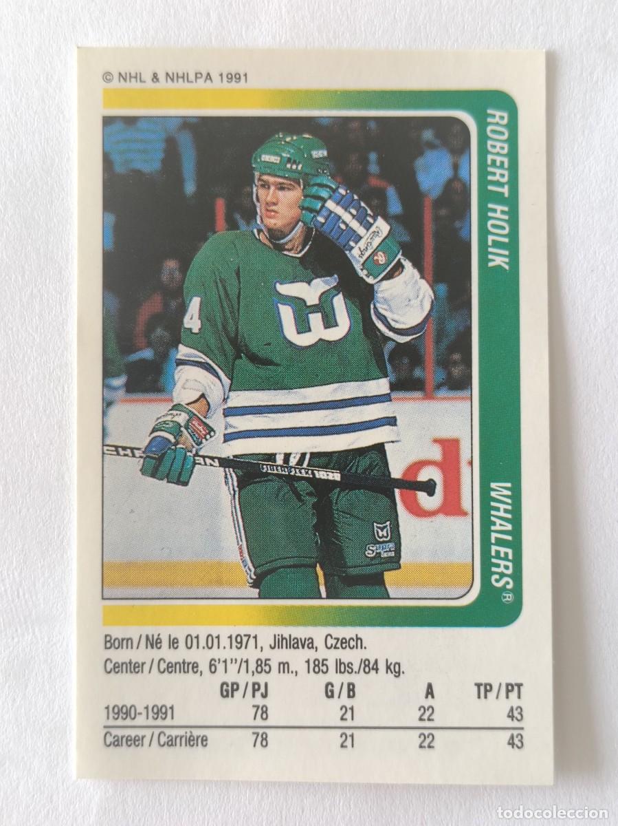Coleccionismo deportivo: #316 ROBERT HOLIK (HARTFORD WHALERS) HOCKEY HIELO NHL 91/92 PANINI