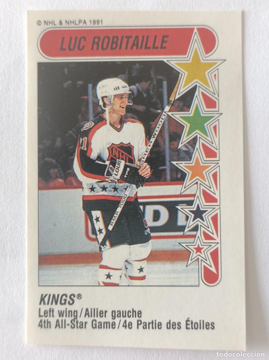 Coleccionismo deportivo: #324 LUC ROBITAILLE (NHL ALL STARS) HOCKEY HIELO NHL 91/92 PANINI