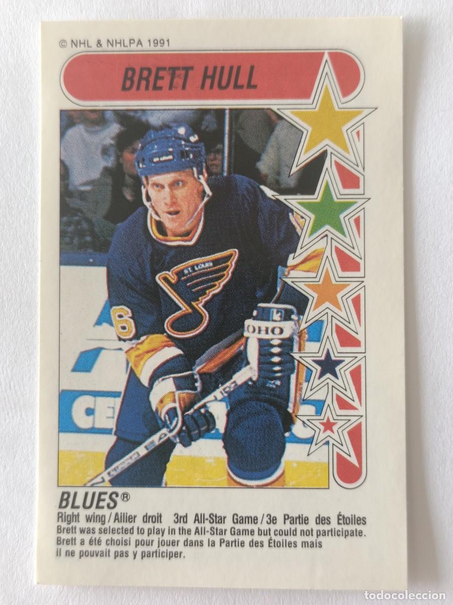 Coleccionismo deportivo: #325 BRETT HULL (NHL ALL STARS) HOCKEY HIELO NHL 91/92 PANINI