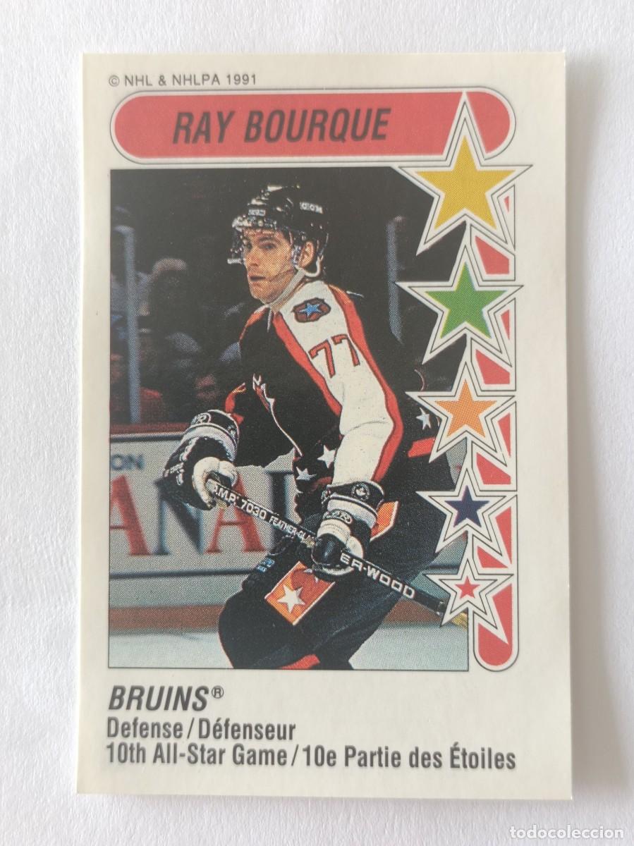 Coleccionismo deportivo: #335 RAY BOURQUE (NHL ALL STARS) HOCKEY HIELO NHL 91/92 PANINI