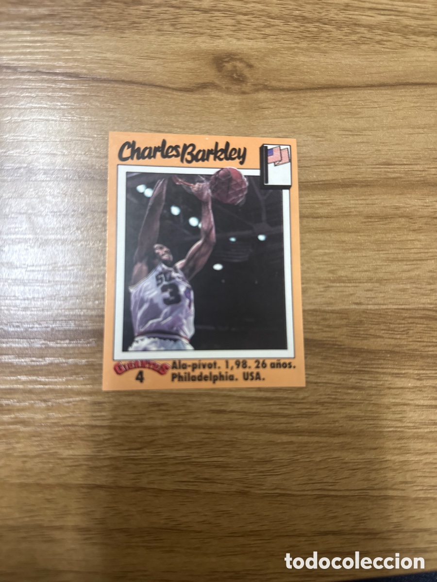 Coleccionismo deportivo: 1989 CHARLES BARKLEY N&ordm; 4 GIGANTES BASKET SIN PEGAR