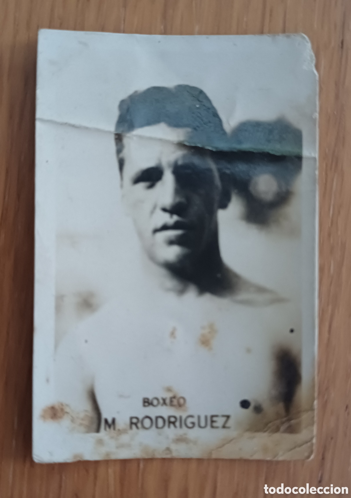 Coleccionismo deportivo: CROMO M. RODRIGUEZ, BOXEO BOXEADOR, CIGARROS AGUILITAS , 1920&rsquo;s