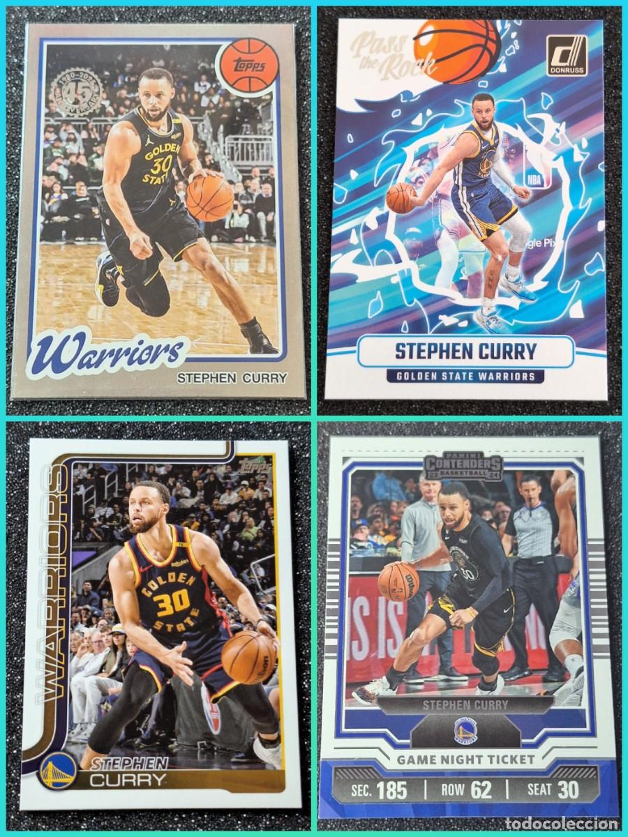 Coleccionismo deportivo: Stephen Curry Golden State Warriors Panini Donruss Hoops Mosaic Prestige Lot 4