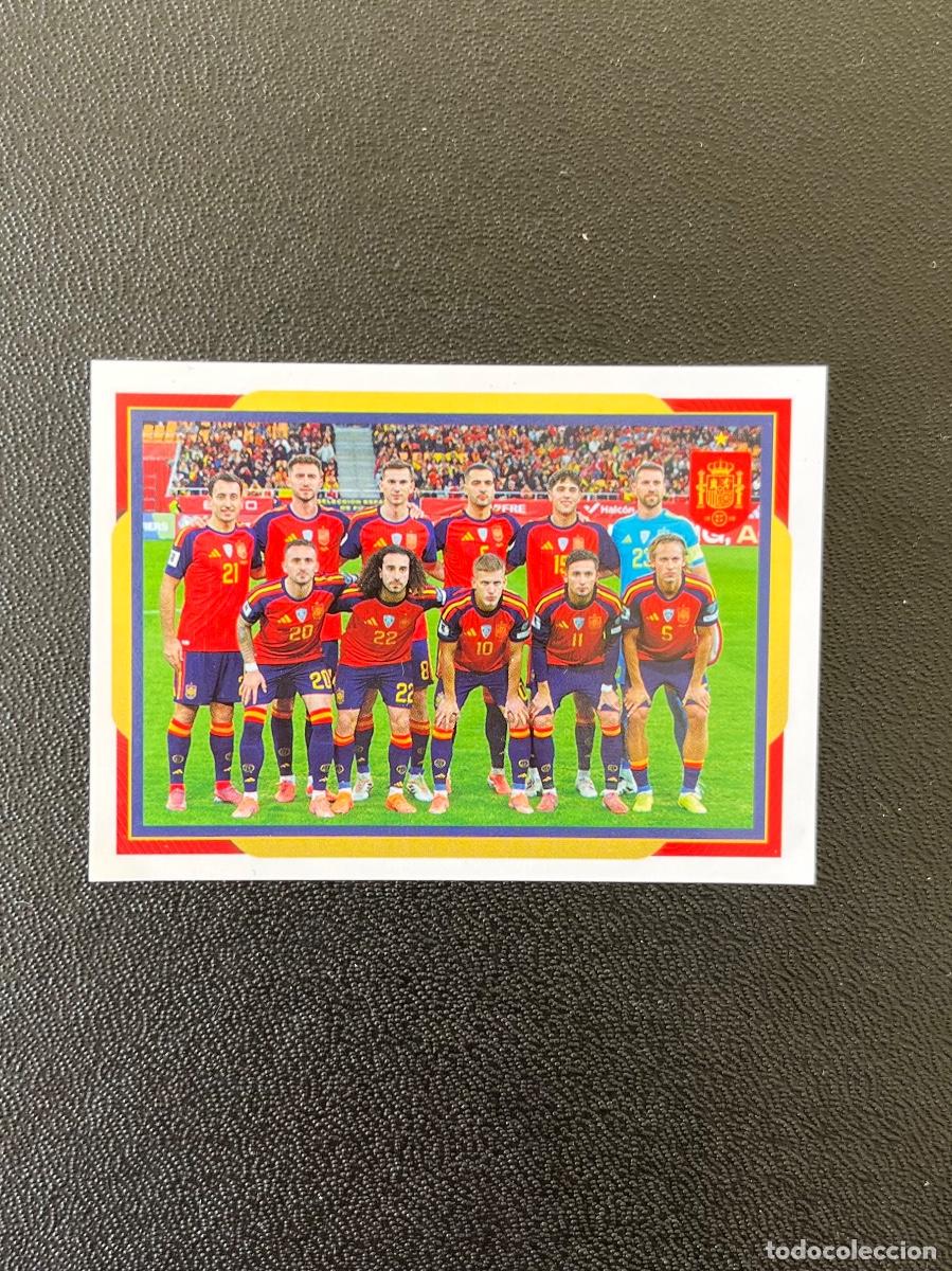 Coleccionismo deportivo: 4 PLANTILLA EQUIPO ESPA&Ntilde;A STICKER COLECCI&Oacute;N SELECCI&Oacute;N ESPA&Ntilde;OLA F&Uacute;TBOL CARREFOUR CROMO MUNDIAL 2026