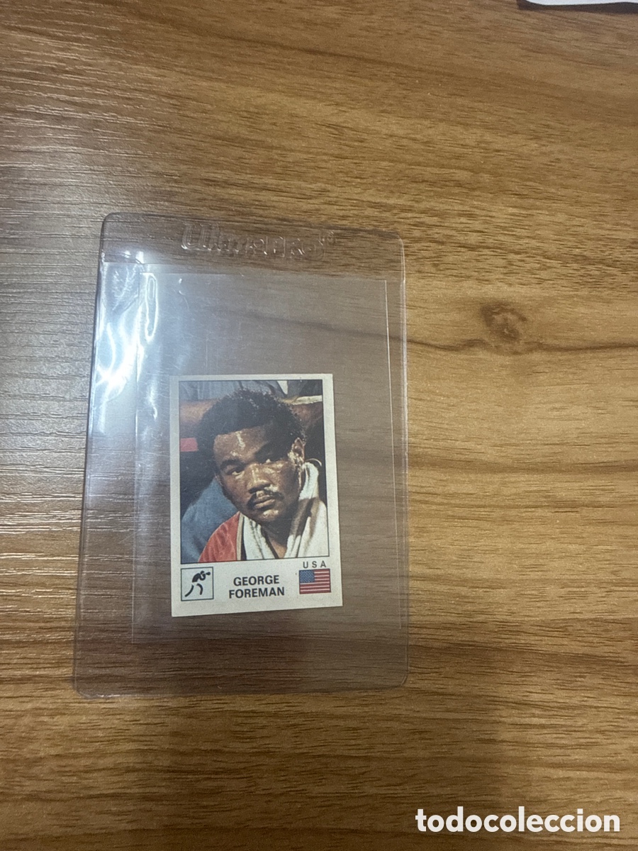 Coleccionismo deportivo: 1974 GEORGE FOREMAN PANINI / GOULET TURPIN SPORT VEDETTES SIN EPGAR