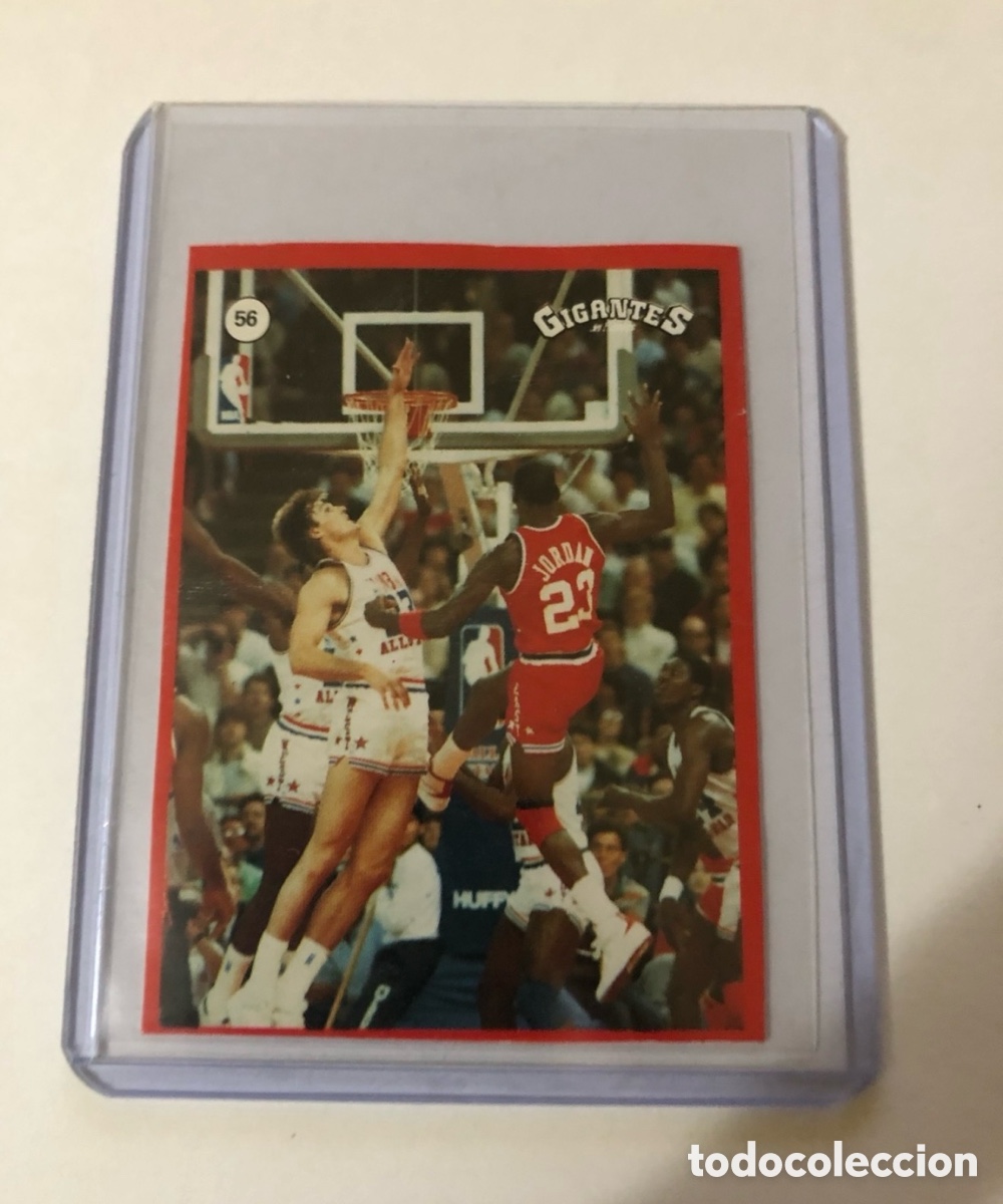 Coleccionismo deportivo: 1987 MICHAEL JORDAN N&ordm; 56 GIGANTES NBA SIN PEGAR