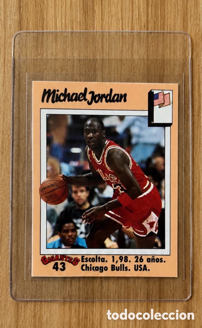 Coleccionismo deportivo: 1989 MICHAEL JORDAN N&ordm; 43 GIGANTES DEL BASKET SIN PEGAR