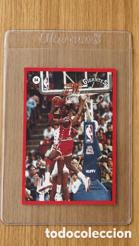 Sports collectibles: 1987 MICHAEL JORDAN N&ordm; 34 GIGANTES NBA SIN PEGAR