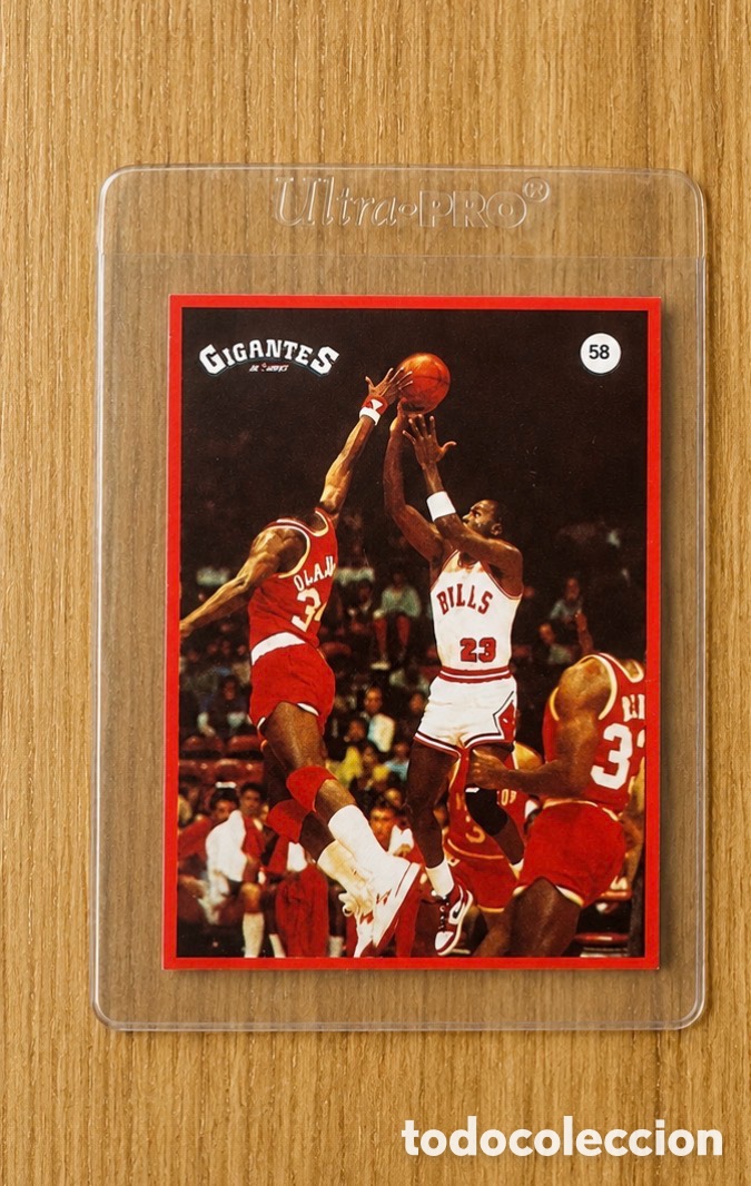 Sports collectibles: 1987 MICHAEL JORDAN N&ordm; 58 GIGANTES NBA SIN PEGAR