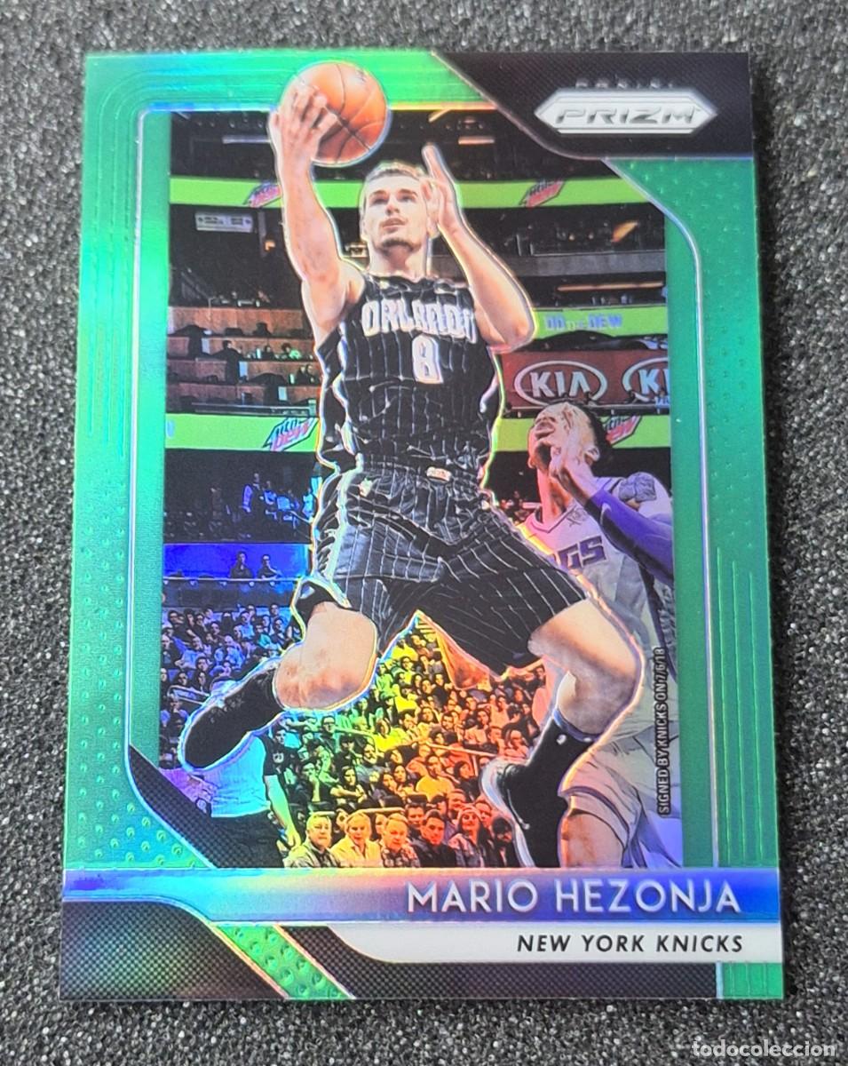 Coleccionismo deportivo: Mario Hezonja New York Knicks Panini Prizm Basketball Green #257