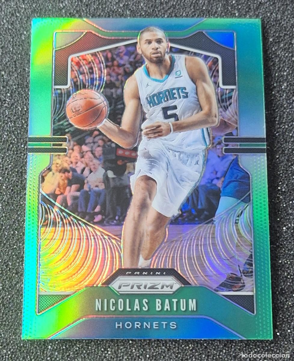 Coleccionismo deportivo: Nicolas Batum Charlotte Hornets Panini Prizm Basketball Green #57