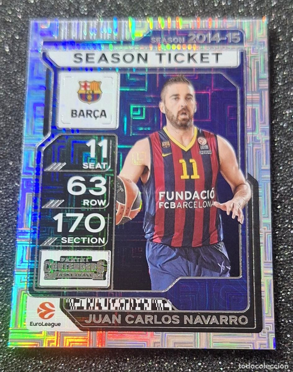 Coleccionismo deportivo: Juan Carlos Navarro Barcelona Panini Contenders Euroleague Basketball