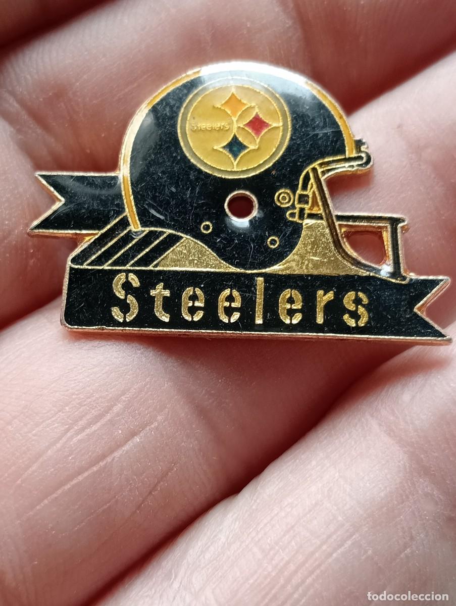 Coleccionismo deportivo: PINS CASCO F&Uacute;TBOL AMERICANO STEELERS INSIGNIA PINES